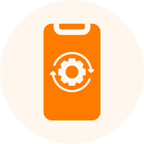 Support Automatic Activation Line Icon U Mobile